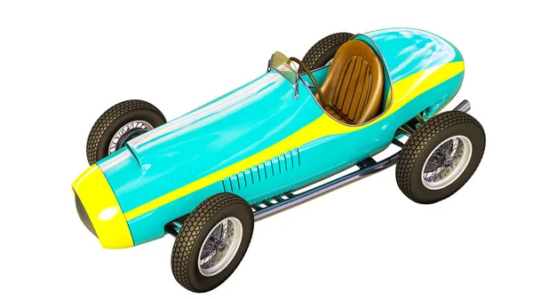 Racing car.3d tétele — Stock Fotó