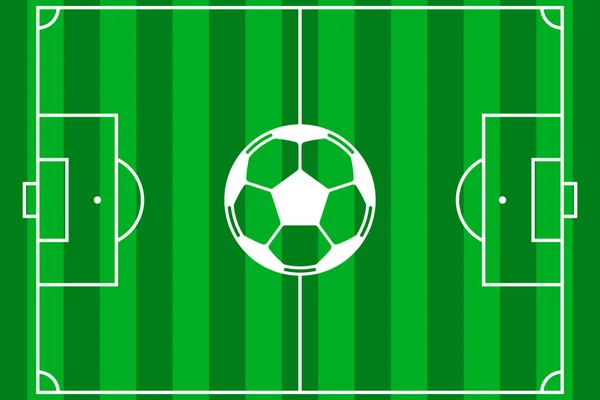 Vector de campo de fútbol — Archivo Imágenes Vectoriales