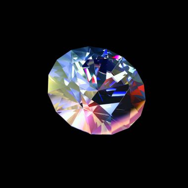 Klasik elmas 3d render