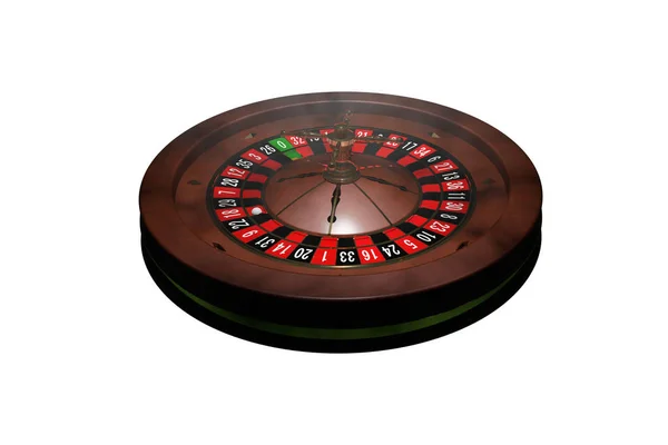 Rueda de ruleta de casino. Renderizado 3D —  Fotos de Stock