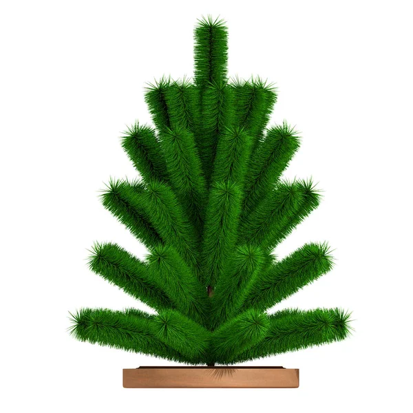 Small christmas tree. 3D render — Stock Photo, Image