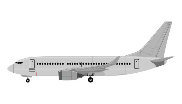 Самолёт. Векторная иллюстрация
.