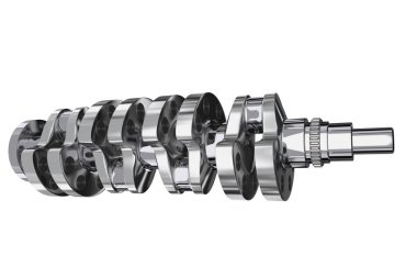 Dördüncü krank mili devrede. 3d hazırlayıcı