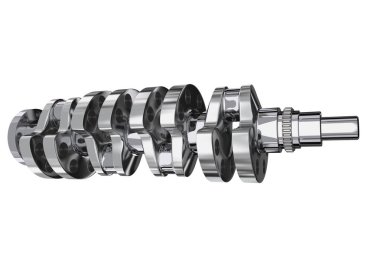 Dördüncü krank mili devrede. 3d hazırlayıcı