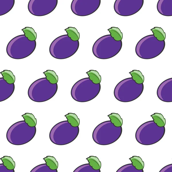 Modèle de prune sans couture . — Image vectorielle
