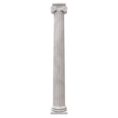 Yunan sütunu 3d izole edildi