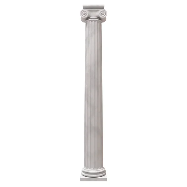 Columna griega aislada 3D — Foto de Stock