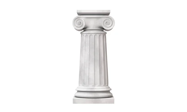 Columna griega aislada 3D — Foto de Stock