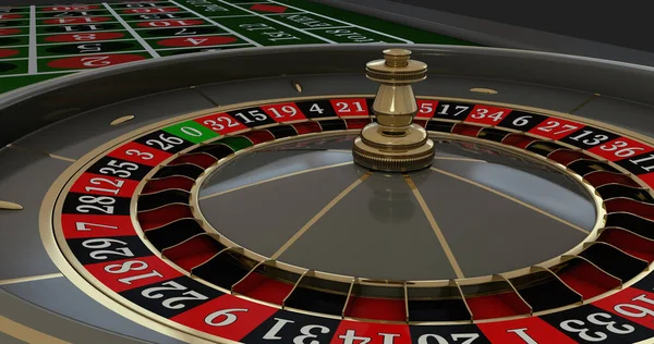 Rueda de ruleta de casino . — Foto de Stock