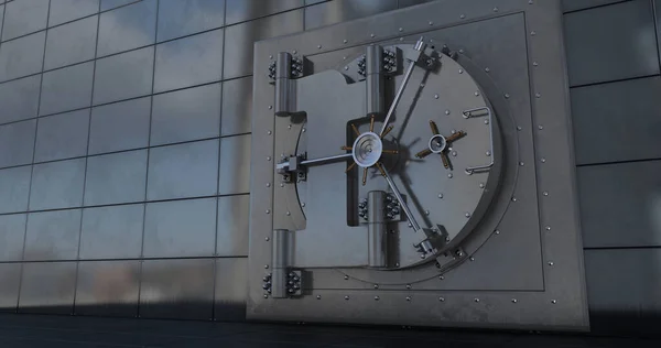 Render of the vault door. 3D