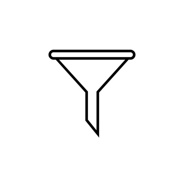 Filter - Trichtersymbol-Vektor-Design-Vorlage — Stockvektor