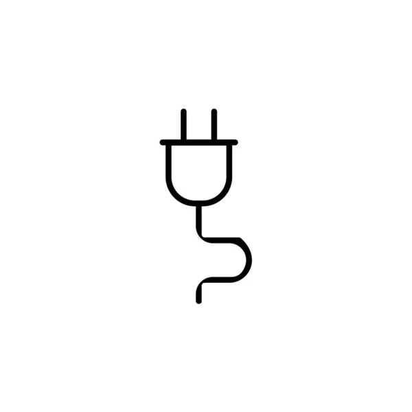 Stecker-Symbol. Vektorillustration. Folge 10. — Stockvektor