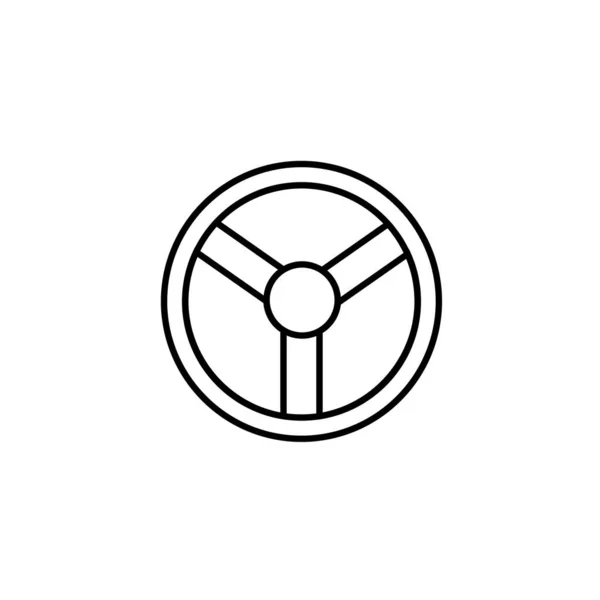 Car wheel icon. vector illustration - Vector — ストックベクタ