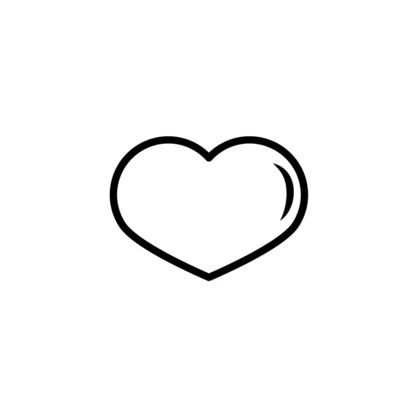 Сердце, любимая иконка линии, очертания векторного знака, пиктограмма линейного стиля, выделенная на белом. Символ любви, иллюстрация логотипа. Редактируемый удар. Pirelli — стоковый вектор