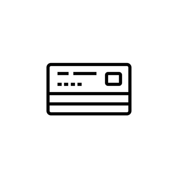 Icône de carte de crédit vectorielle. Style design plat. SPE 10 . — Image vectorielle