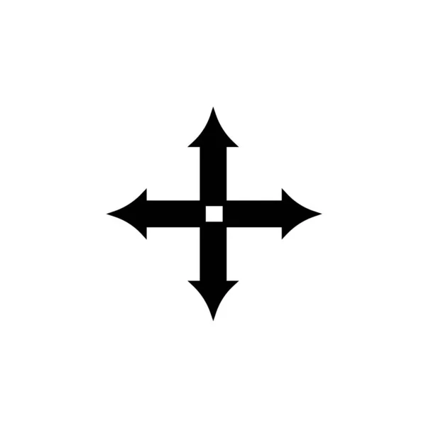 Розгорнути значок вектор ізольовані на білому тлі, логотип концепції розгорнути знак на прозорим фоном, заповнені чорний символ — стоковий вектор