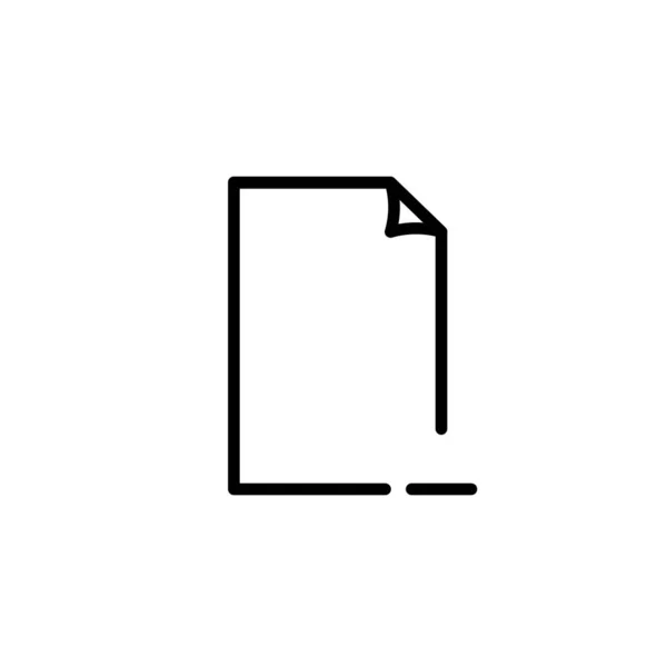 Annuleer document pictogram. Verwijder bestand teken vector — Stockvector