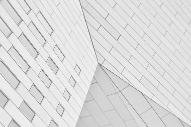 Mimari modern et doku avec un rendu en trois boyutları.