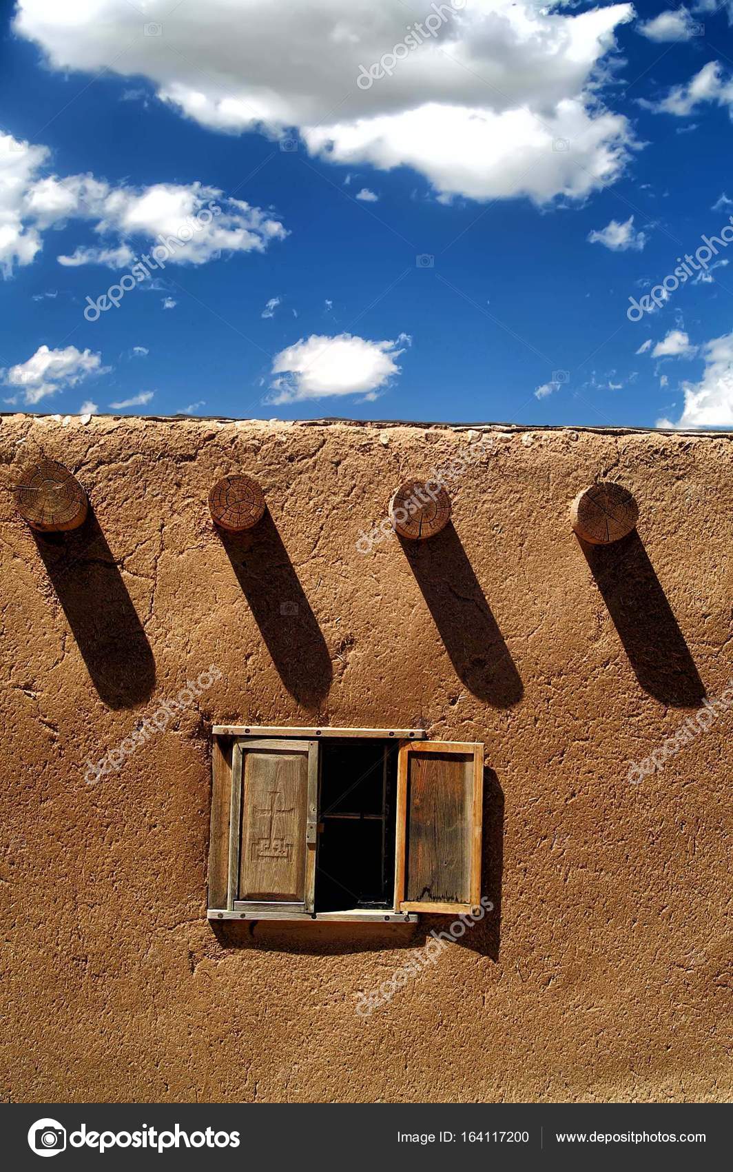 Window In Aged Adobe Building Window In An Adobe Building Stock Photo 169 Z4hos 164117200