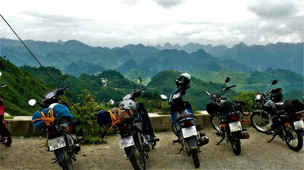 Landschap Van Noord Vietnam Bergen Rijstvelden — Stockfoto