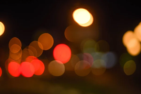 Latar Belakang Lingkaran Cahaya Jalan — Stok Foto