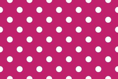 Kağıt, duvar kağıdı, kapak, tekstil, kumaş, dekorasyon, dekupaj ve diğer şeyler için Vektör Polka Doku Deseni tasarımı çizimi.