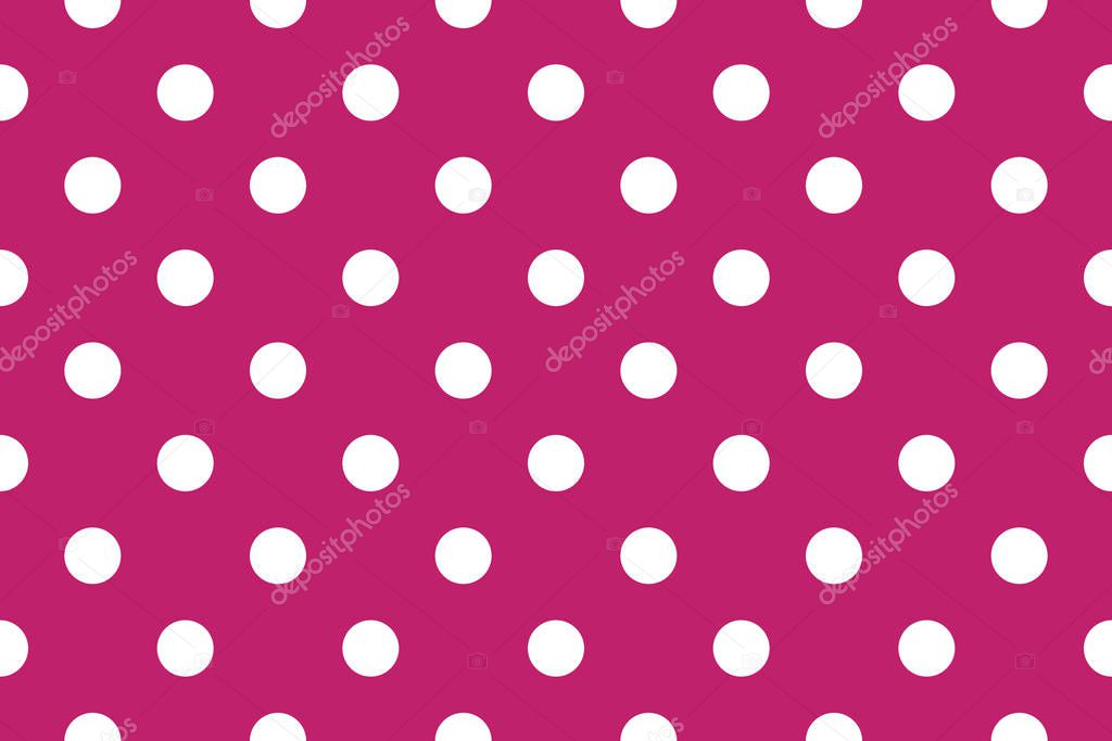 Vector Polka Dot Pattern design illustration for printing on paper, wallpaper, covers, textiles, fabrics, for decoration, decoupage, and other.