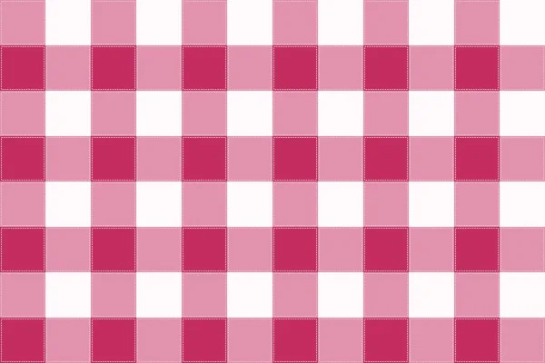Vector Pink White Gingham Check Pattern Design Illustration Printing Paper — Stock Vector
