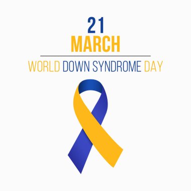 Vector illustration on the theme of World Down Syndrome day observed on March 21st every year.