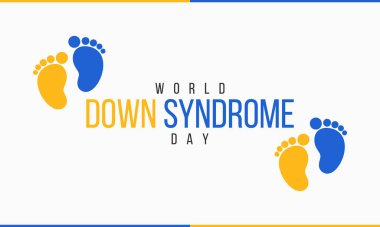 Vector illustration on the theme of World Down Syndrome day observed on March 21st every year.