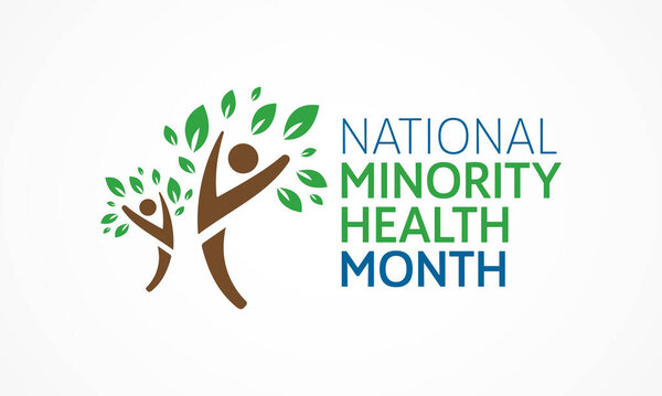 Vector illustration on the theme of National Minority health awareness month of April.