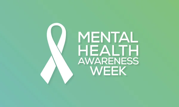 Mental Health Awareness Una Campaña Anual Que Destaca Conciencia Salud — Vector de stock