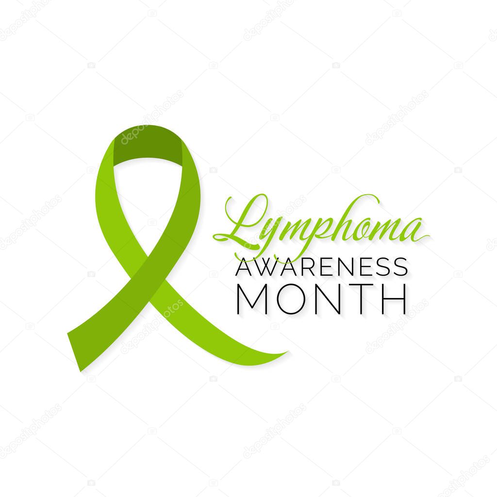 Vector illustration on the theme of Lymphoma awareness month observed each year during September.