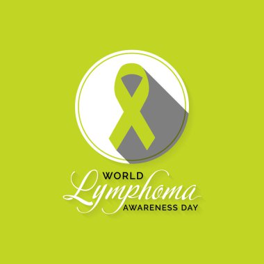 Dünya Lenfoma Farkındalık Günü konulu vektör illüstrasyonu her yıl 15 Eylül 'de tüm dünyada gözlemlenmiştir..