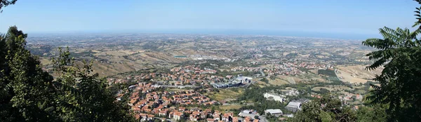 San Marino manzarası panoramik