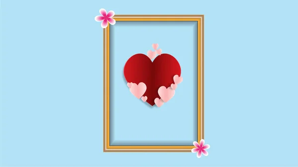 Modern wooden and metallic portrait picture frame — 图库照片