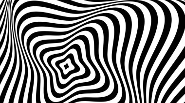 Soyut spiral arka plan. Bükülme ve dönme hareketinin optik yanılsaması. İş broşürü, duvar kağıdı, baskılar, el ilanları, tasarım afişleri ve kapak için