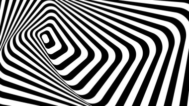 Soyut spiral arka plan. Bükülme ve dönme hareketinin optik yanılsaması. İş broşürü, duvar kağıdı, baskılar, el ilanları, tasarım afişleri ve kapak için