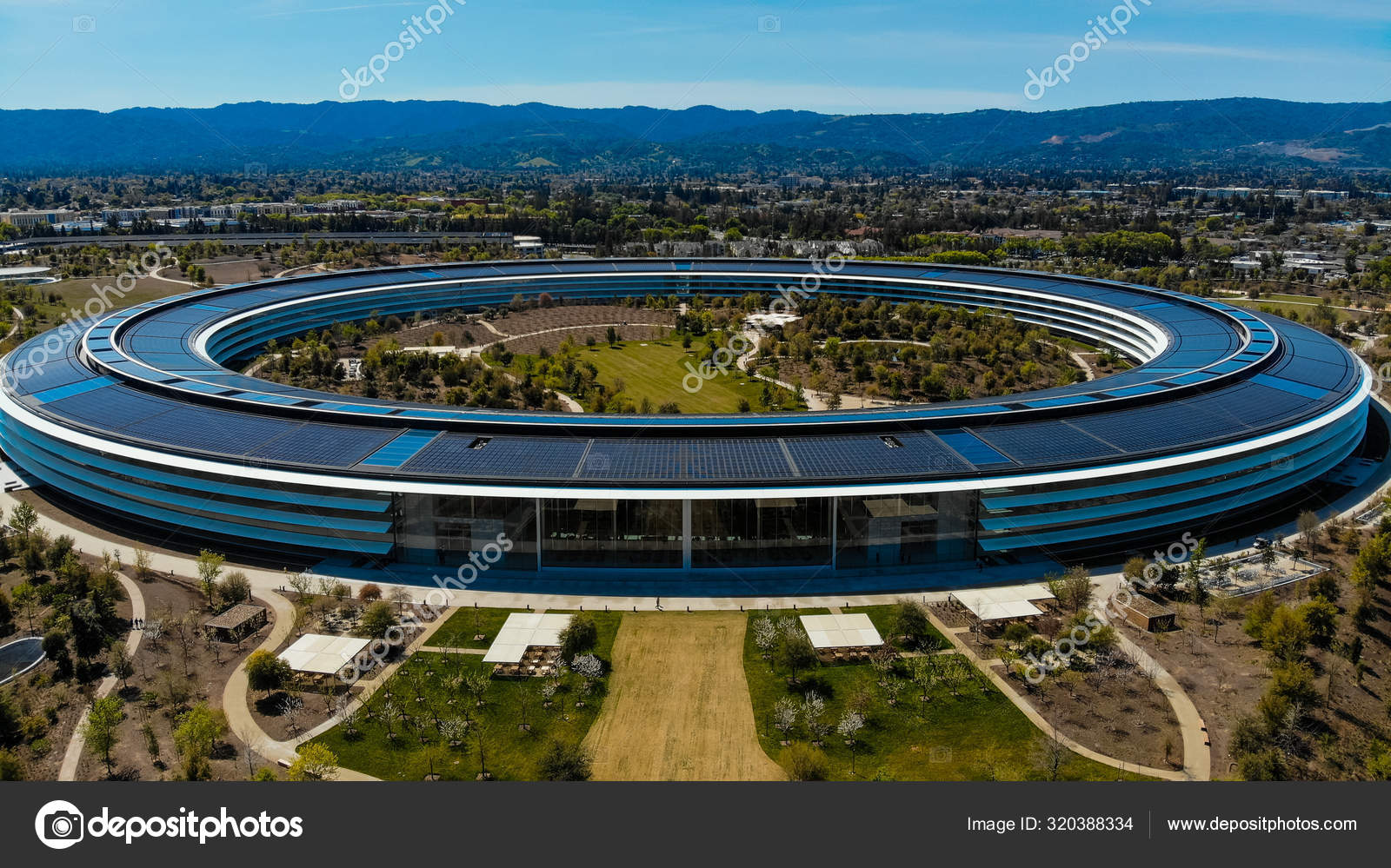 Apple Park Corporate Headquarters Apple Inc Located One Apple Park