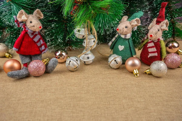 Noel ve yeni yıl kompozisyonu