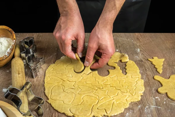 Weihnachtsbacken Stockbild