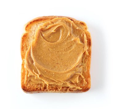 Fıstık ezmeli kızarmış ekmek.