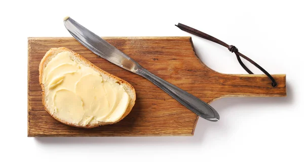 Bröd med smör — Stockfoto