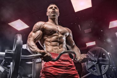 bumbbells ağırlık vasıl belgili tanımlık jimnastik salonu ile çalışma dışarı vücut geliştirmeci