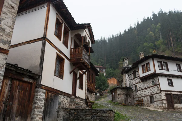 Il tradizionale villaggio di Shiroka Laka - Bulgaria — Foto Stock