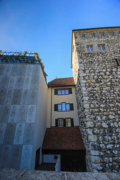 Rues et bâtiments d'Aarau, Suisse — Photo