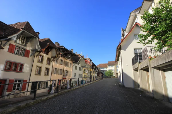 Calles y edificios de Aarau, Suiza —  Fotos de Stock