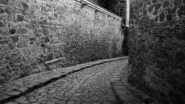 Pavimento de pedra na cidade velha — Fotografia de Stock