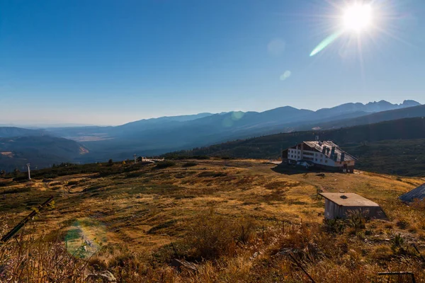 Hütte "sieben Rila-Seen" und Landschaft des Rila-Gebirges, Bulgarien — Stockfoto