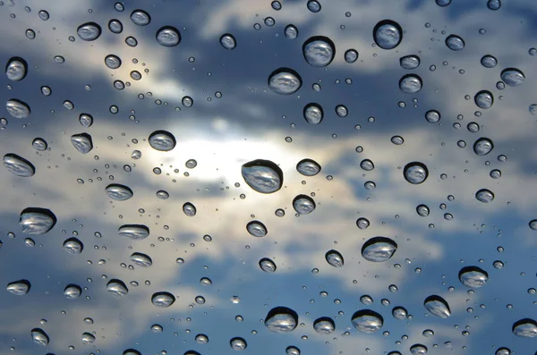 Gocce di pioggia sfondo — Foto Stock
